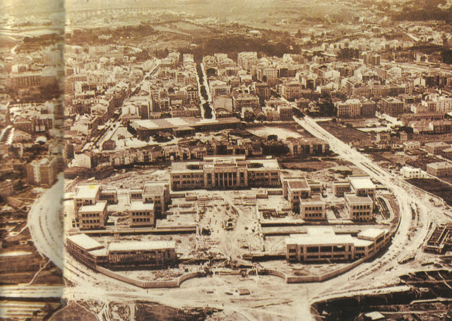 Aerial view of Instituto Superior Técnico in 1930